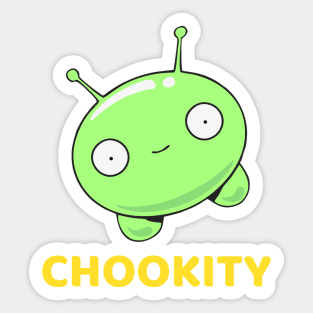 Final Space Mooncake Chookity Pok - Funny Sticker